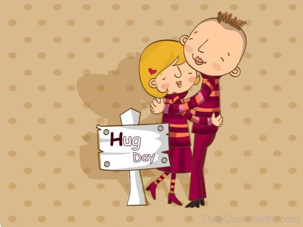 Cute Hug Day Image