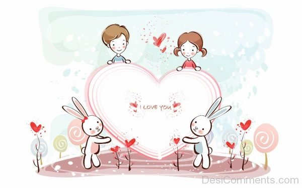 Cute Love Couple Image-DC05