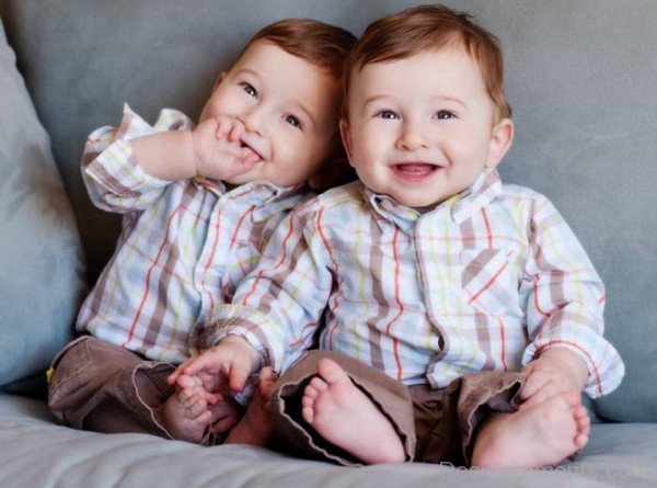 Cute Twin Babies