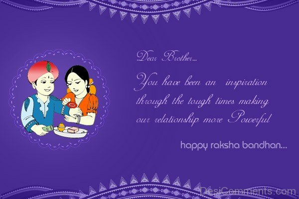 Dear Brother - Happy Raksha Bandhan