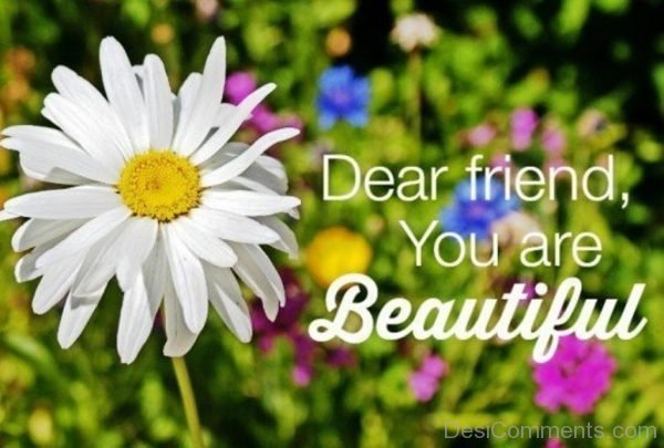 Dear Friend,You Are Beautiful