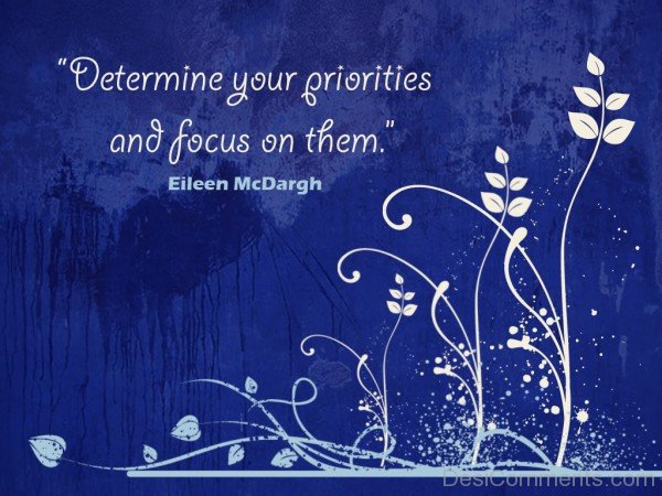 Determine Your Priorities-DESi46