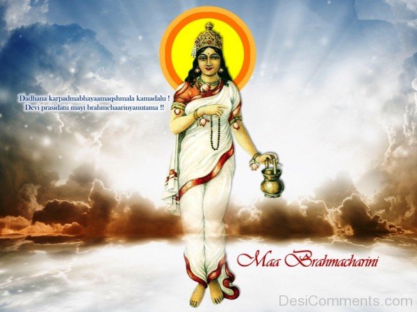 Devi Prasidatu Mayi Brahmacharini - Happy Navratri-Dc01d1