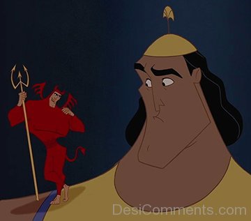 Devil On Kronk Shoulder