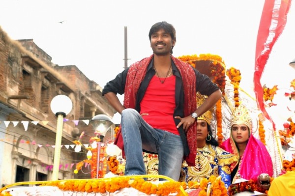 Dhanush During Movie Scene 