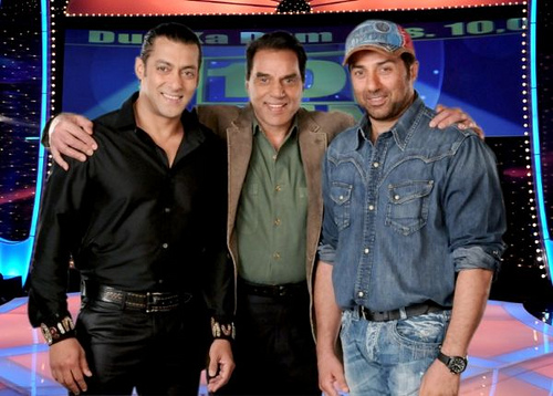 Dharmendra Deol,Bobby Deol,Salman Khan