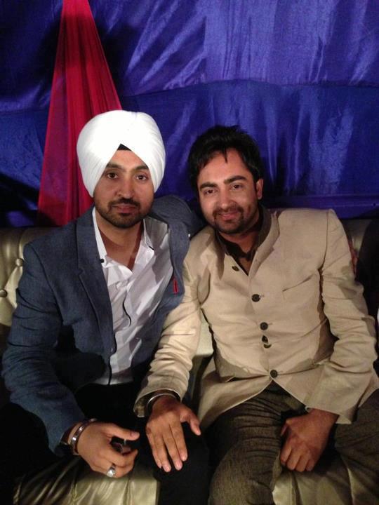 Diljit With Sherry Maan