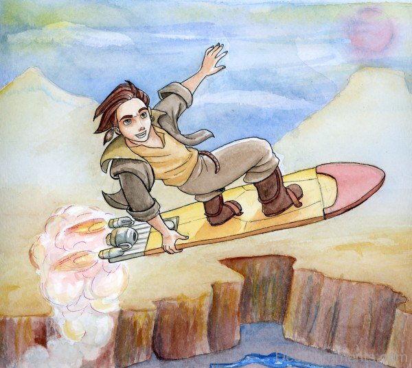 Disney Cartoon Jim Hawkins-DESI0115