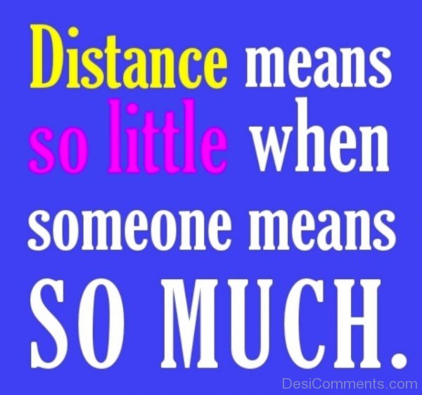 Distance means- DC510