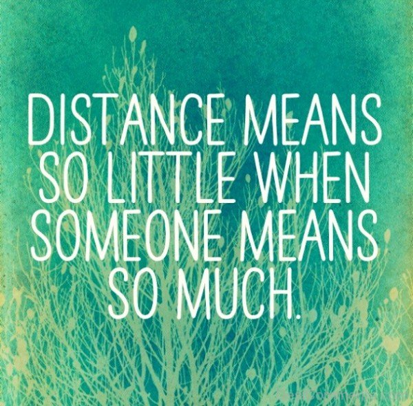 Distance means so little- DC509