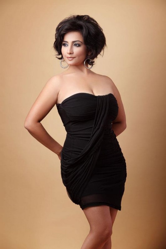 Divya Dutt In Black Dress