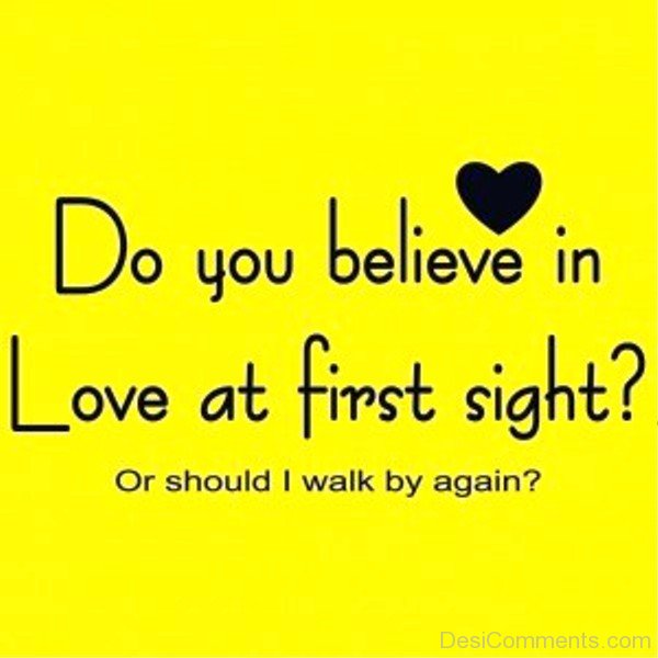 Do You Believe In Love At First Sight-exz203DC13