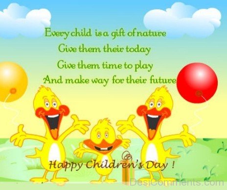 Ducks Wishes You Happy Children’s Day