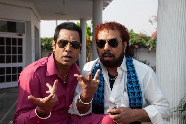 Binnu Dhillon During A Shooting Scene