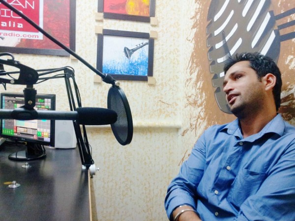 During Interview at HARMAN RADIO Patiala