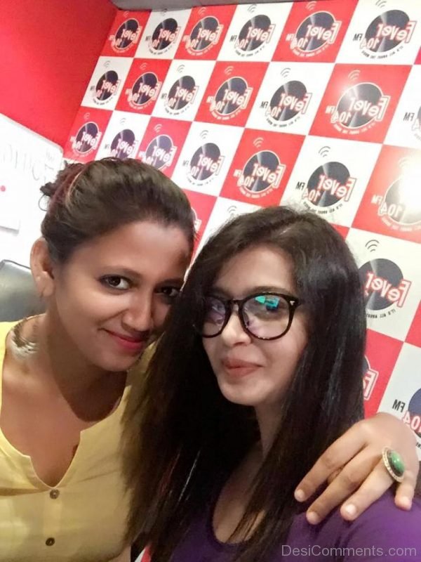 Ena Saha At Radio Station-DC088