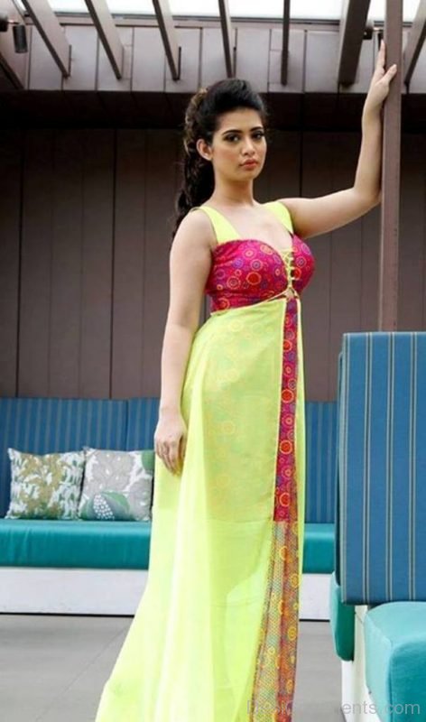 Ena Saha In Green Dress Image-DC198