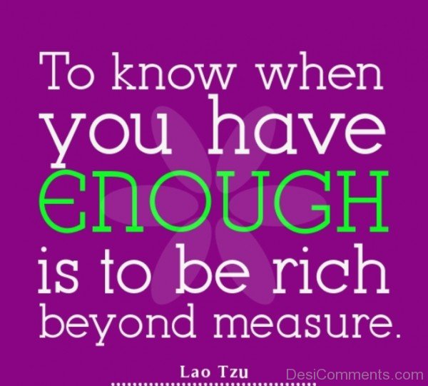 Enough