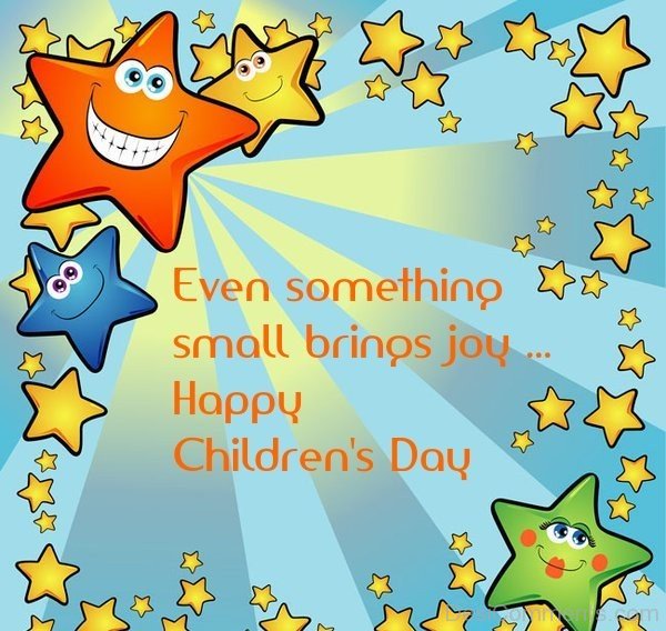 Even Something Small Brings You Joy – Happy Children’s Day