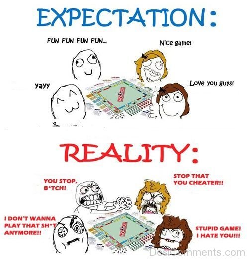 Expectation And Reality