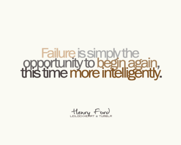 Failure Is Giving Opportuinity Being More Intelligent-DC83