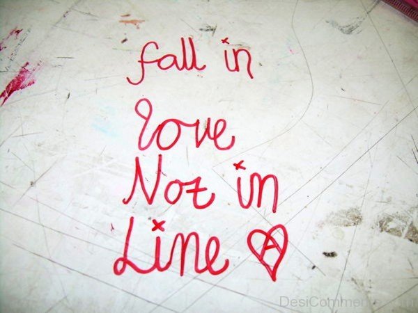 Fall In Love Not In Line-dcv309DESI12