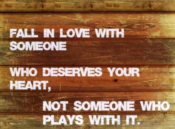 Fall In Love With Someone