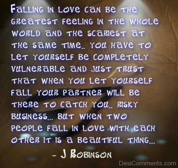 Falling In Love Can Be The Greatest Feeling In The World-DC09DC32