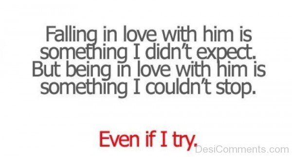 Falling In Love With Him Is Something I Didn't Expect-DC09DC16