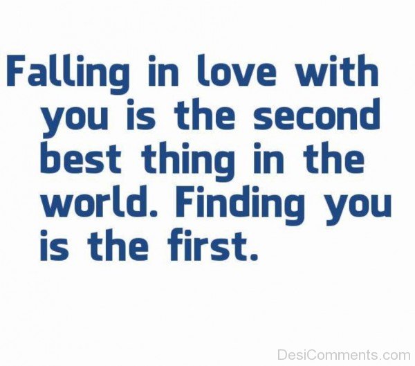 Falling In Love With You Is The Second Best Thing In The World - DC448