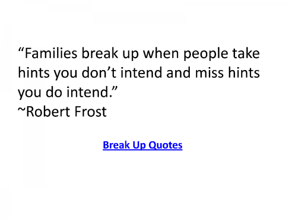 Families break up-DC80
