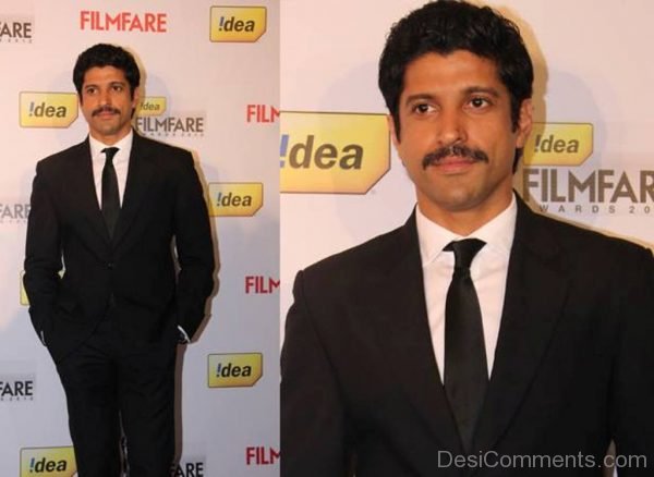 Farhan Akhtar In Black Coat-DC031