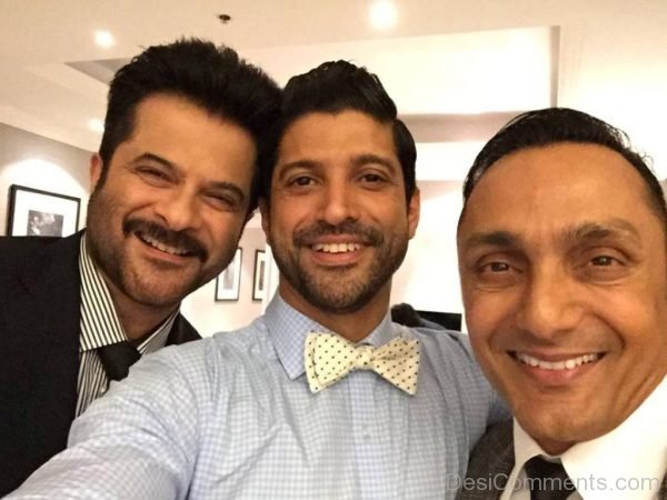 Farhan Akhtar With Anil Kapoor-DC084