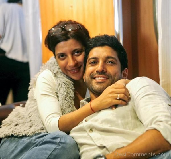 Farhan Akhtar With Zoya-DC103