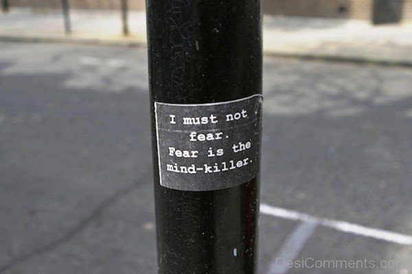Fear Is The Mind KillerDC090h19