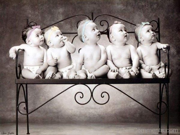 Five Cute Babies