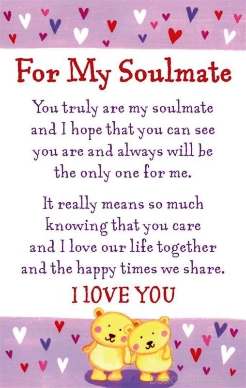 For My Soulmate You Truly