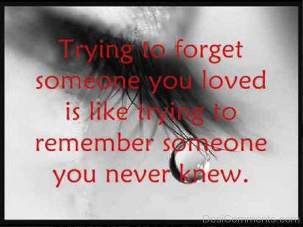 Forget Someone