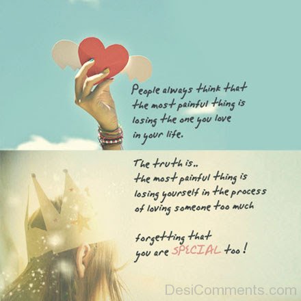 Forgetting That You Are Special Too