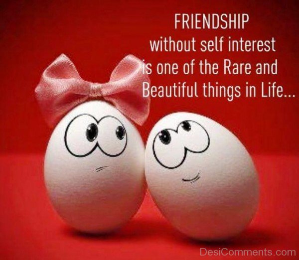 Friendship Without Self Interest Is One Of The Rare