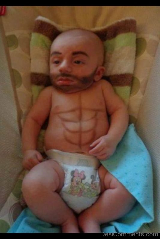 Funny Baby With Abs-DC041