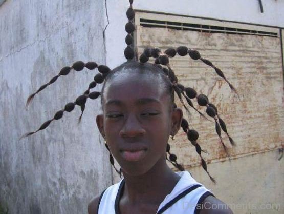 Funny Hairstyle Photo