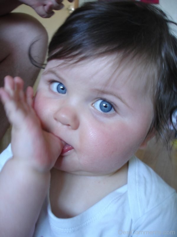 Blue Eyes Of Baby Girl