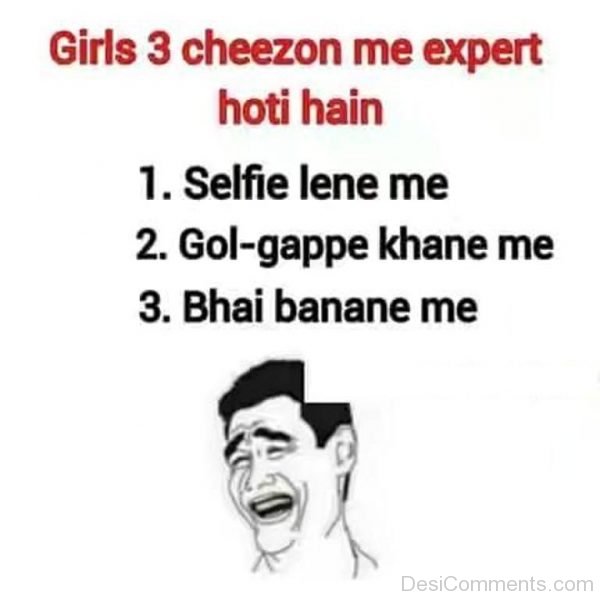 Girls 3 Cheezon Me Expert Hoti Hain-DC15