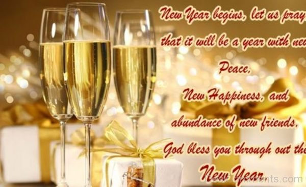 God Bless You Through Out The New Year