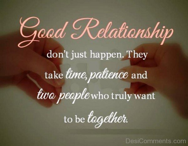 Good Relationship- DC516