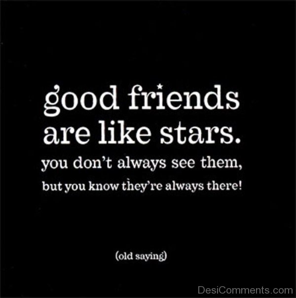 Good friends are like stars-DC053