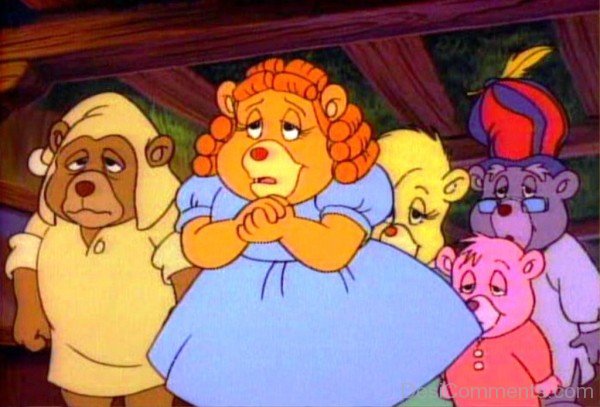 Gummi Bear And His Family In Sad Mood