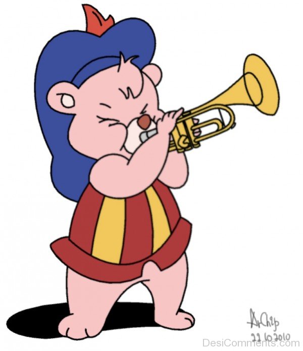 Gummi Bear Playing Trumpet