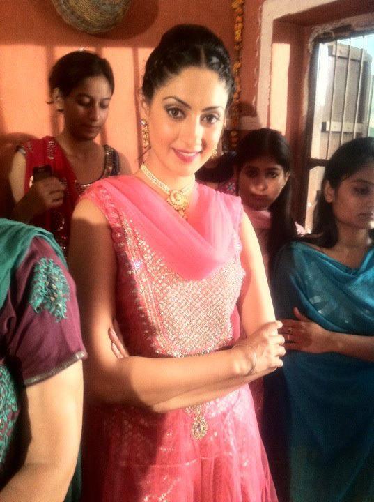 Gurleen Chopra During Shooting Scene